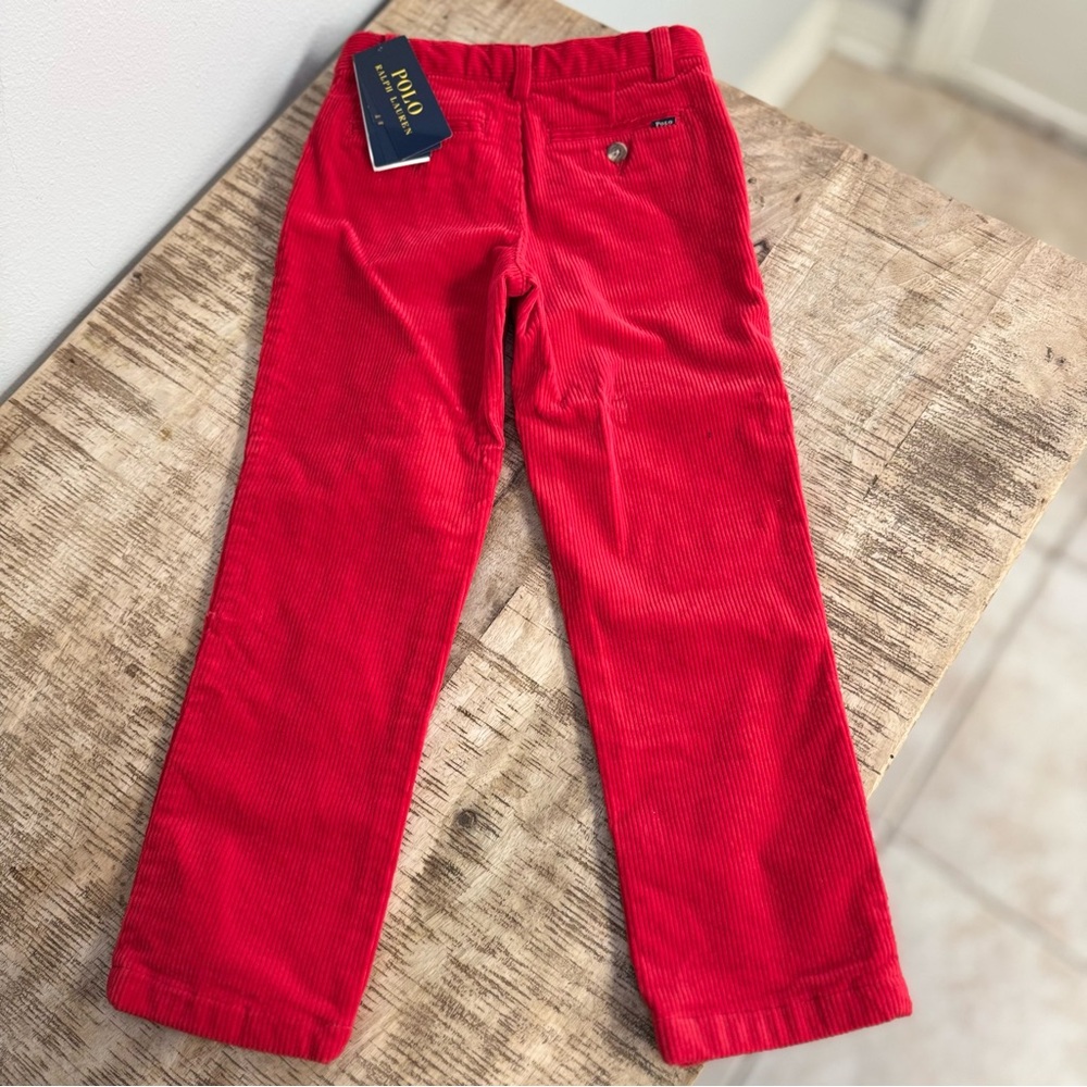 Polo by Ralph Lauren Kids Red Corduroy Pants